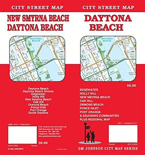 Daytona Beach, Florida Street Map